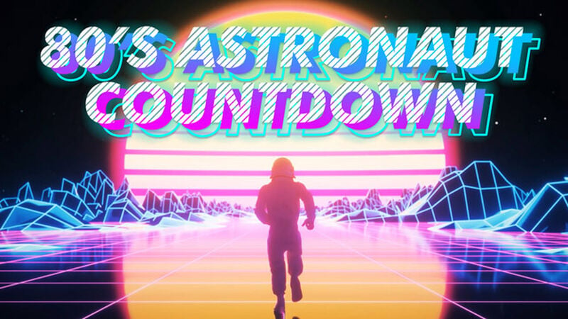 80s Astronaut Countdown